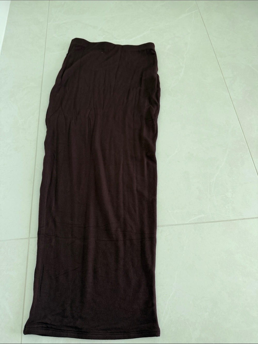 naked wardrobe Black Maxi Tube Skirt